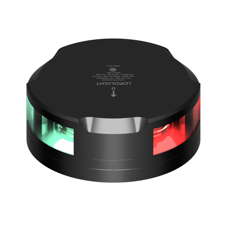 1nm Tricolor, black, w/FB base